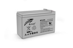 Акумуляторна батарея AGM RITAR RT1270, Gray Case, 12V 7.0Ah (151 х 65 х 94 (100)) Q10