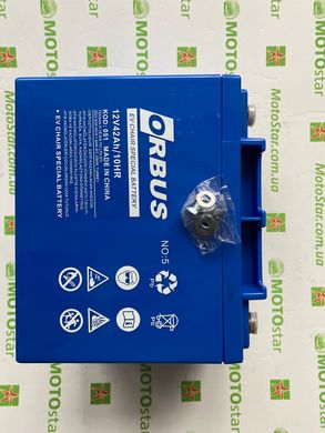 Акумуляторна батарея ORBUS EN-12-42 GEL 12V 42 Ah (197 x 165 x 175) 14kg Q1/48