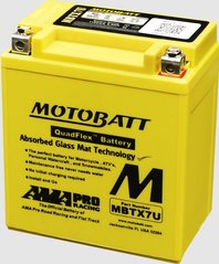 Motobatt MBTX7U Акумулятор 8 A/ч, 115 A, (-/+), 114x70x128 мм (YTX7L-BS)