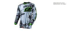 Мото джерсі O'Neal Element Jersey (Black / Green, XX-Large) 0010-606