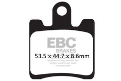EBC SFA283 / 4 - Гальмівні колодки скутерного