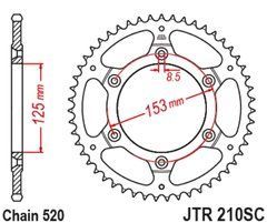 JT JTR210.49SC HONDA CR/CRF/XR '83-20