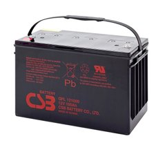 Аккумуляторная батарея CSB GPL121000, 12V 100Ah (343х168х215мм)