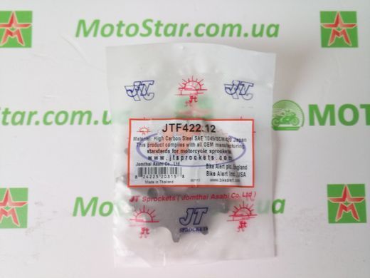 JTF422,12 Звезда передняя KAWASAKI KDX, KX; SUZUKI SB, TS; YAMAHA IT, YZ 125/185/200 1976-
