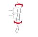 Наколенники Leatt Knee Guard Dual Axis FLO YELLOW 5017010191